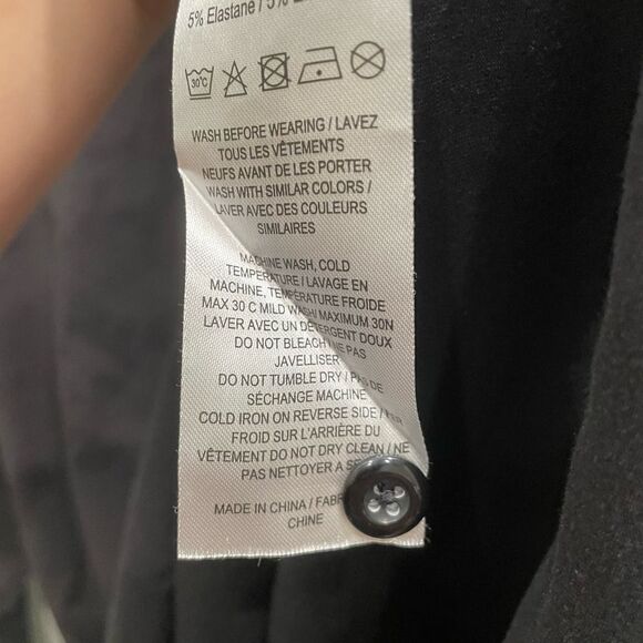 Zyia Active Men's Black Long Sleeve Henley Shirt Top - Size: Large - Picture 6 of 7